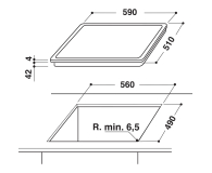Whirlpool AKT8130BA czarna ceramiczna - 227063 - zdjęcie 4